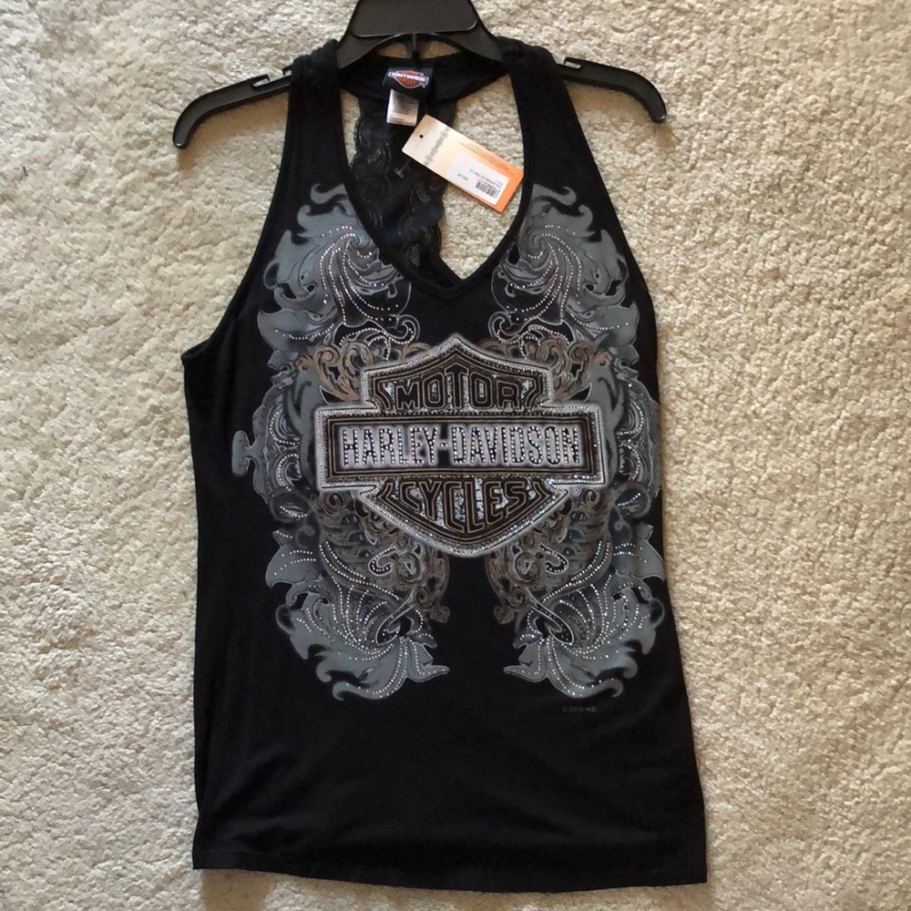 Harley-Davidson Black Ice Queen Tank Top NWT
